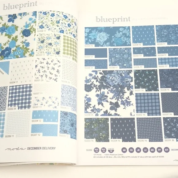 3/$15 Paper Crafting Moda Piece Fabric Catalog - Picture 5 of 16